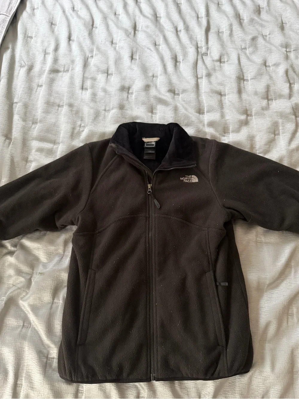 The North Face Men's Charcoal Full-Zip Fleece Jacket